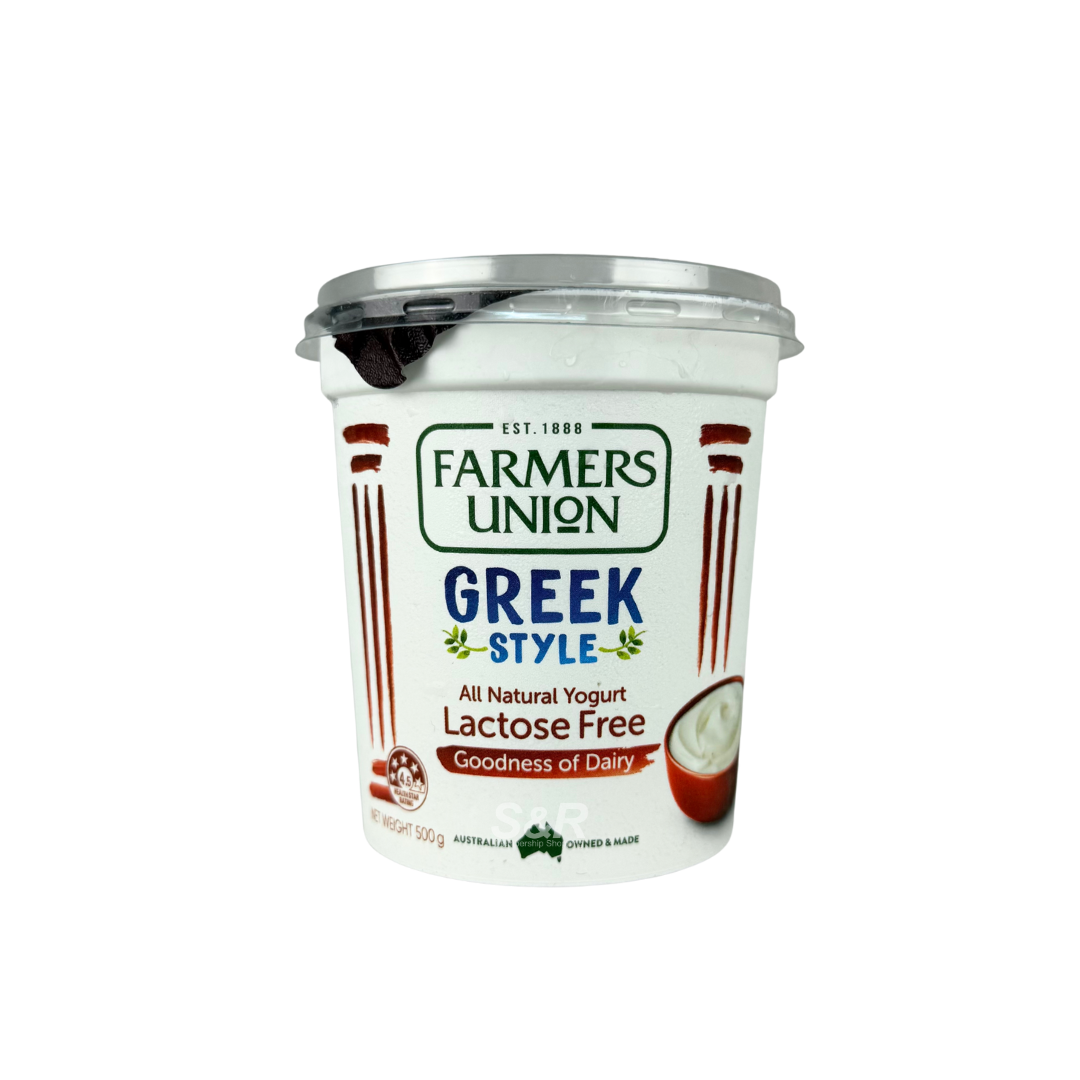 Farmers Union Lactose Free Greek Style Yogurt 500g Farmers Union Lactose Free Greek Style Yogurt 500g